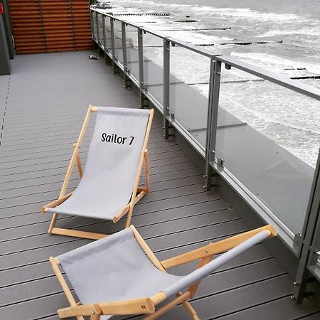 Apartamento Sailor 7 Z Bocznym Widokiem Na Morze Ustronie Morskie Exterior foto